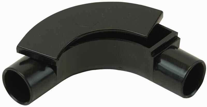 Pro Power 20mm Black Inspection Bend for Round Conduit