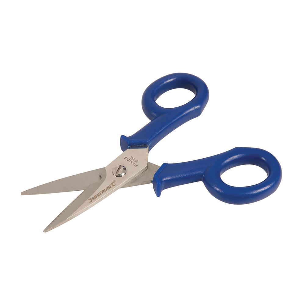 Silverline Electrician's Scissors, Heavy Duty, 140mm