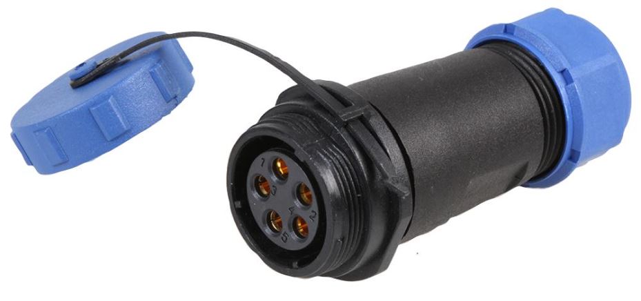 PRO ELEC Διακλαδισμένη Υποδοχή, IP68, 5-Πολική, Καλώδιο 7-12mm