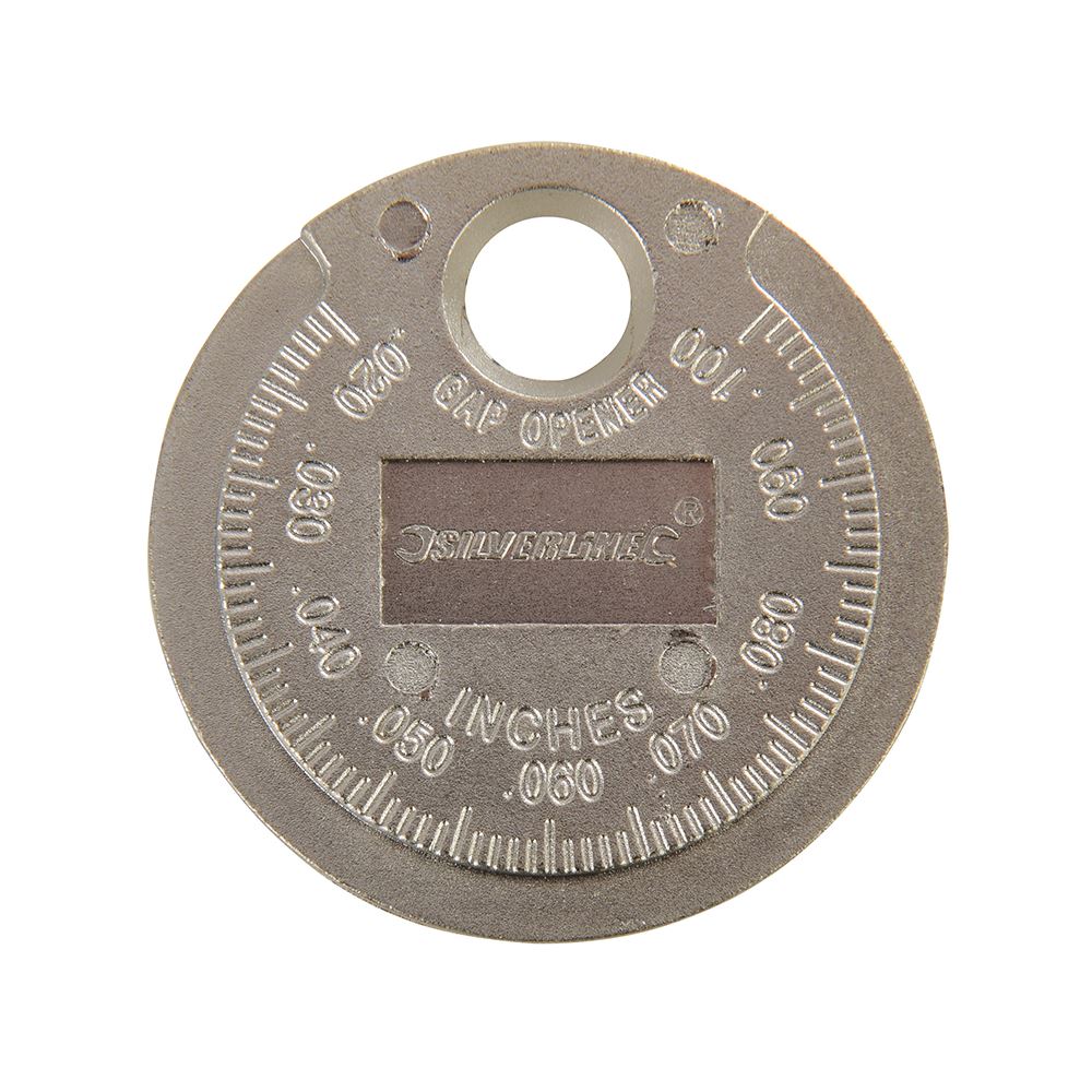 Silverline Bougie-afstandstang, 0,5-2,55mm (0,02-0,1″), Legering Staal