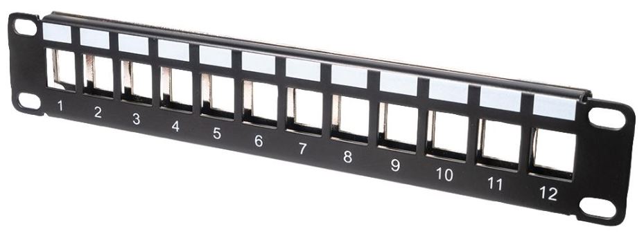 TUK - miniMEDIA 10-Zoll Keystone Patchpanel, leer