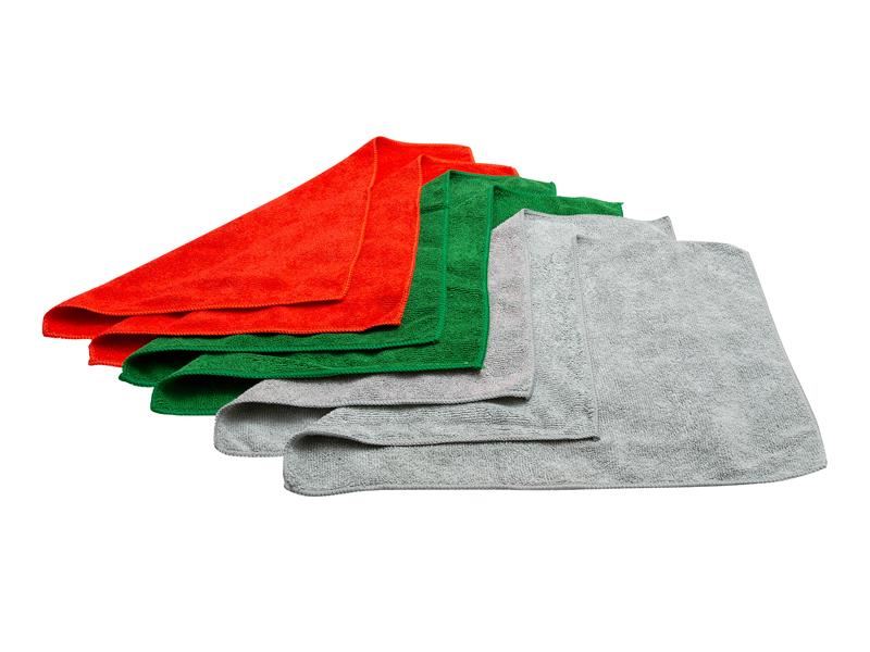 Turtle Wax Value Microfibre Cloths, Pack of 6, 40x30cm