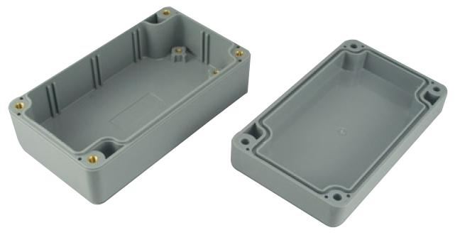 HITALTECH Boîtier ABS IP65, Gris, 115x65x40mm