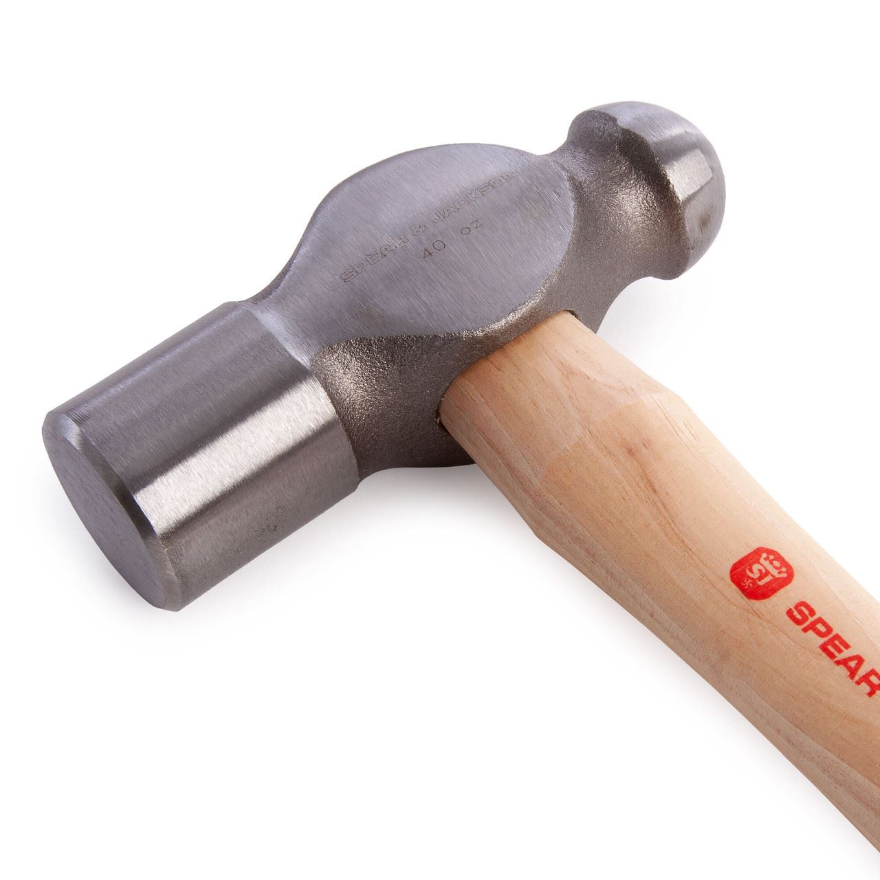 Spear & Jackson SJ-BPH40 Schlosserhammer mit Knauf, Hickory-Griff 40oz