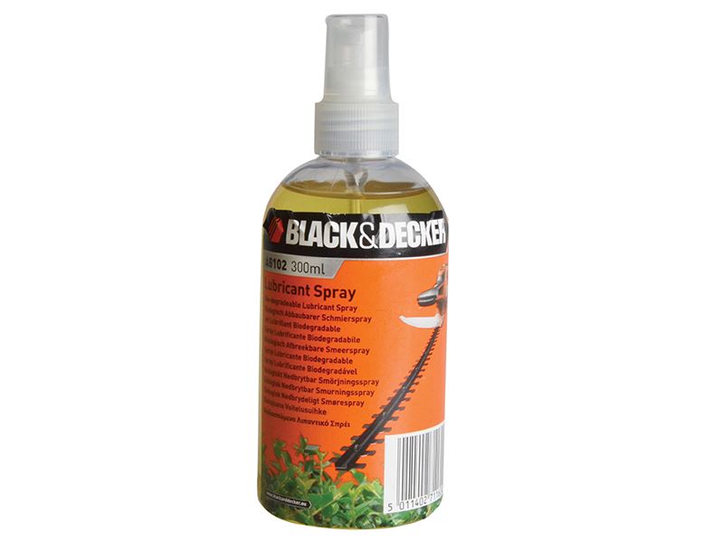 BLACK + DECKER A6102 Hedge Trimmer Oil Spray, 300ml