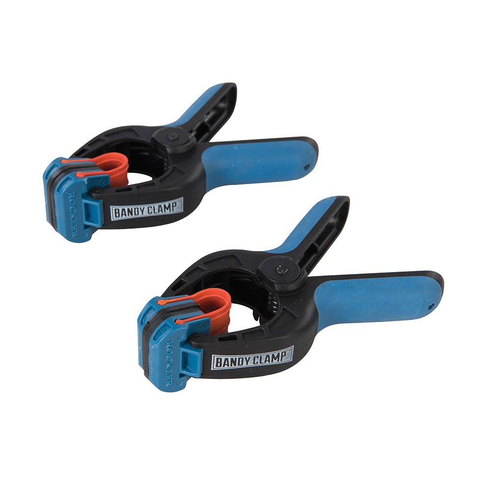 Rockler Bandy Clamps 2個セット 小型 ゴムグリップ付き