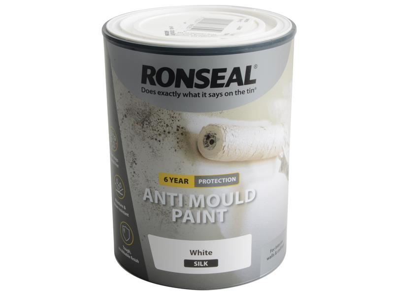 Ronseal - Απολυμαντική Βερνίκι 6ετούς Προστασίας, Λευκό Μεταξωτό, 750ml