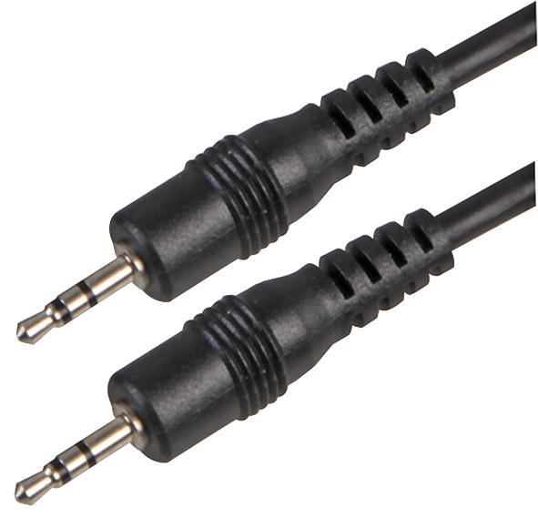 PRO SIGNAL 2.5mm 스테레오 잭-잭 케이블, 3m 블랙