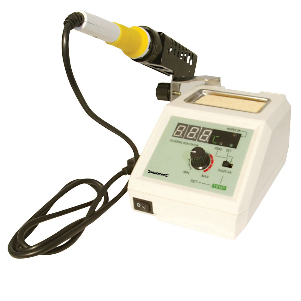Silverline Pájecí stanice 48W s digitálním displejem