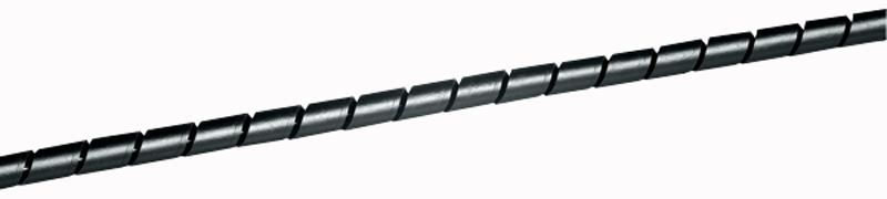HELLERMANNTYTON - Gaine spirale pour câbles 1,5mm x 30m, Polyéthylène noir