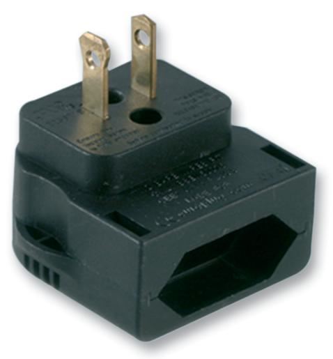 POWERCONNECTIONS Euro to USA Converter Plug, 3A, 110V