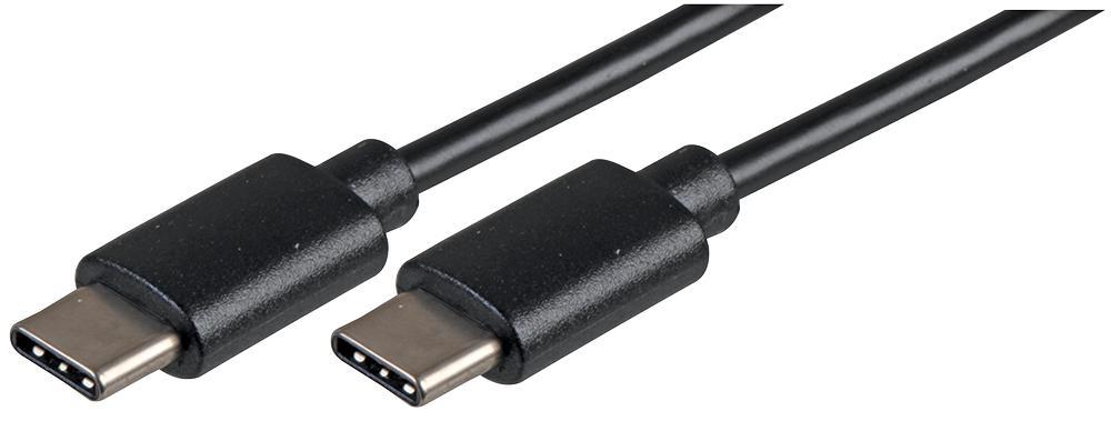 PRO SIGNAL - USB-C Stecker zu USB-C Stecker Kabel, 0,5m, USB 2.0
