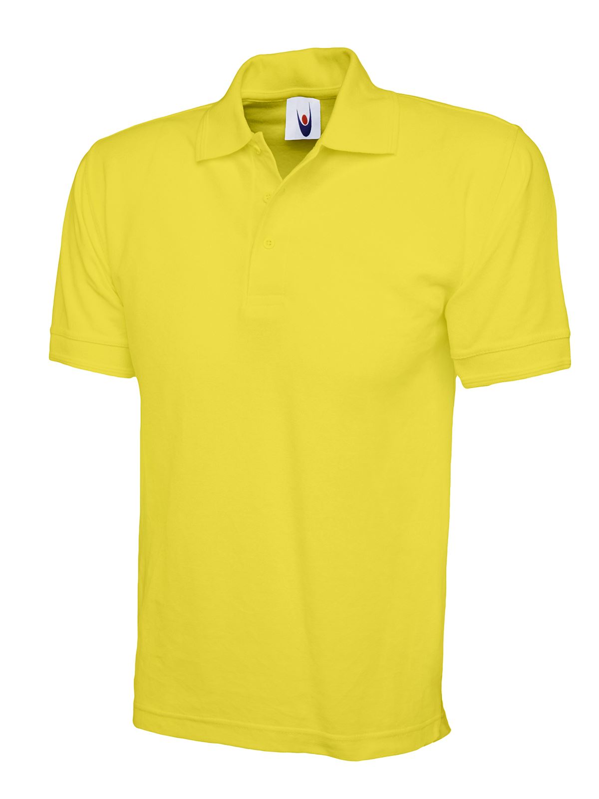 Uneek Clothing חולצת פולו יוניסקס פרימיום 50% פוליאסטר 50% כותנה - צהוב - 4XL