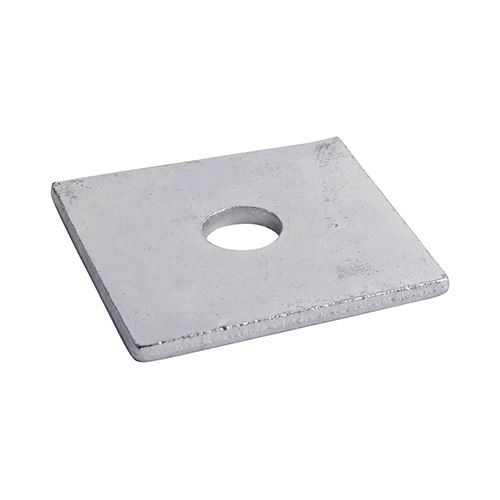 Timco Vierkante plaatmoffen, warm verzinkt, M10, 50x50x3mm (100 stuks)