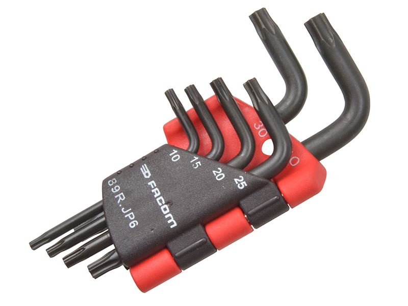 Facom - Tacar Eochair Heicsideach, ResisTORX, 6-Píosa (TX10-TX40)