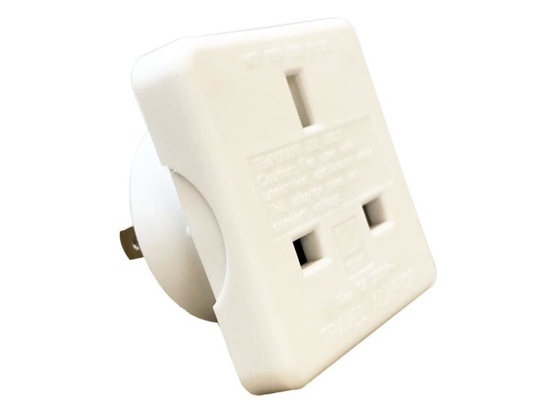 Dencon Adaptador de Viaje UK a USA, 10A, Compacto
