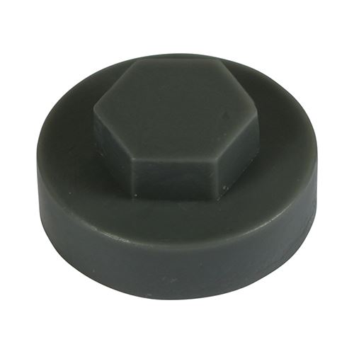 Timco Slate Grey Hex Head Cover Caps, 19mm, 1000 Pieces