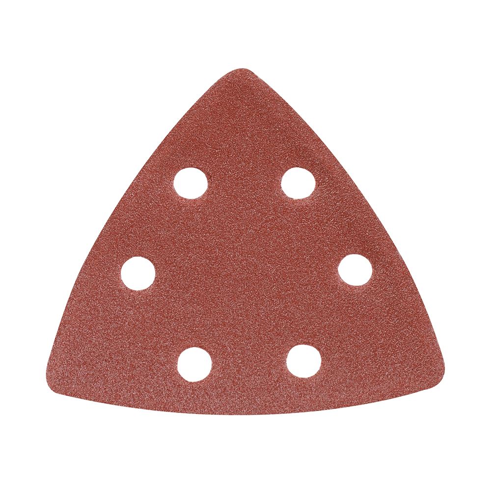Silverline Haak-en-lust driehoekige schuurbladen, Korrel 120, 90mm (10 stuks)
