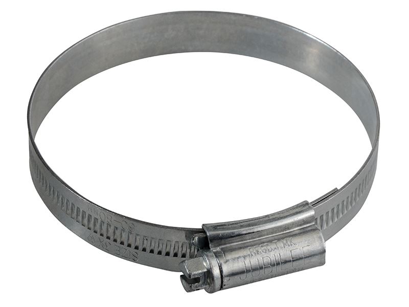 Jubilee® 亜鉛メッキホースクリップ 60-80mm（2-3/8-3-1/8インチ）