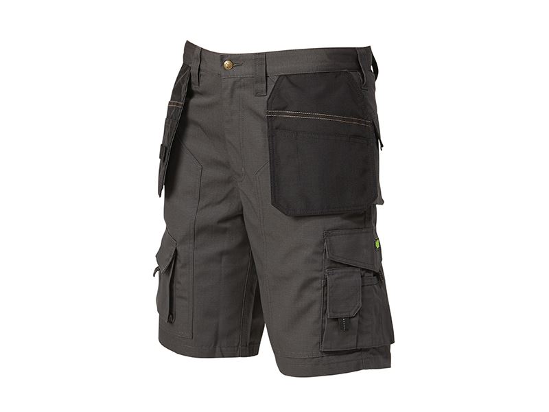 Apache Rip-Stop Holster Shorts, Grey, Waist 34in