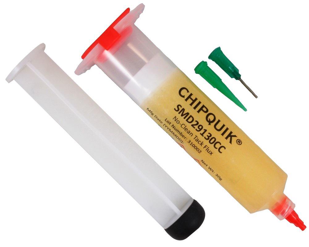 CHIP QUIK - No-Clean Tack Flussmittel in Spritze mit Kolben & Spitze, 30cc