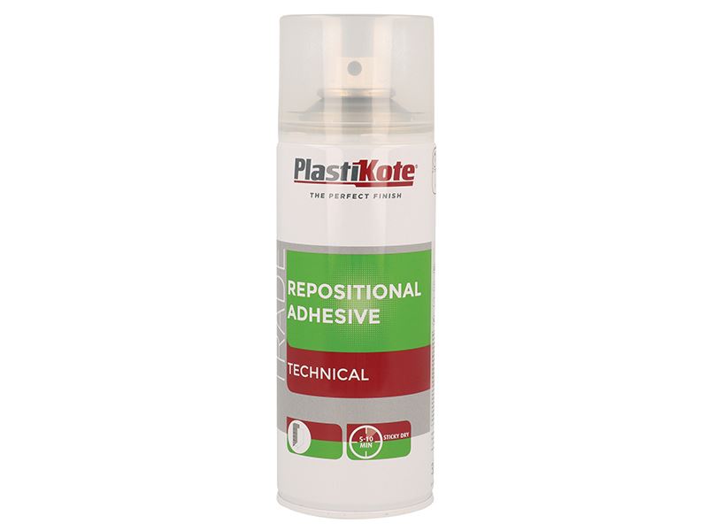 PlastiKote Trade Repositionierbarer Sprühkleber 400ml