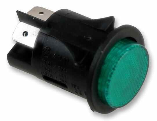 Molveno Interruptor de Pulsador con Enclavamiento, 25mm, 250V AC, 16A, Iluminac