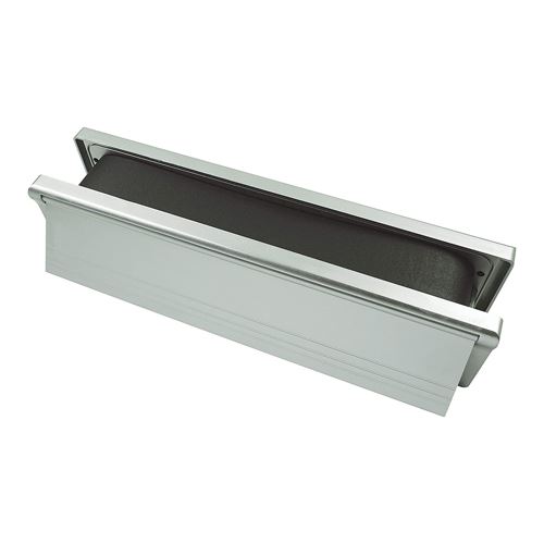 Timco Brandvrije Brievenbus, Satijn Gecoate Aluminium, 272 x 70mm