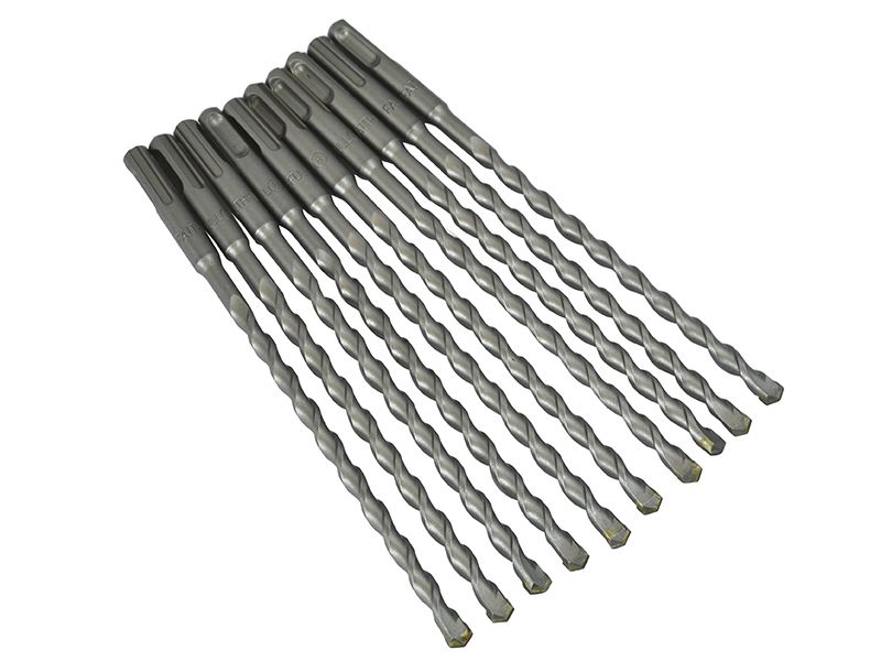 Faithfull Broca SDS Plus 8mm, 210mm, Embalagem a Granel de 10