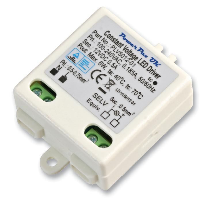 POWERPAX - Alimentation mini LED 12V DC 500mA 6W
