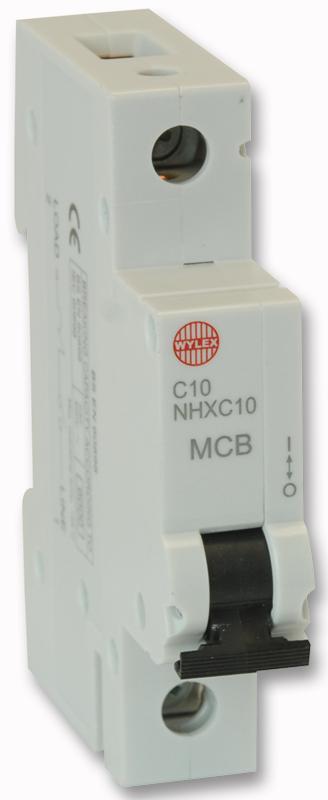 WYLEX Interruptor Automático Monopolar Tipo C 10A, 6kA