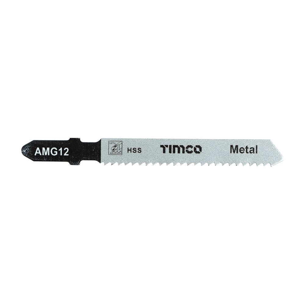 Lames de scie sauteuse Timco - HSS pour métal, T118B (Lot de 5)