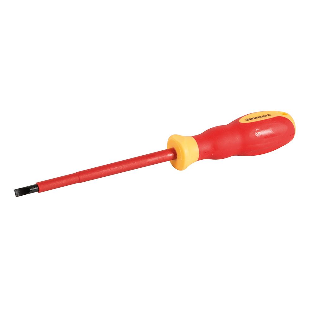 Silverline VDE 소프트 그립 일렉트리션 스크루드라이버, 1.0 x 5.5 x 125mm