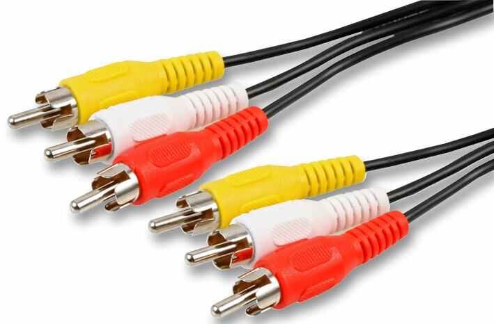 Pro Signal Cavo RCA Maschio-Maschio, 20m, Nero