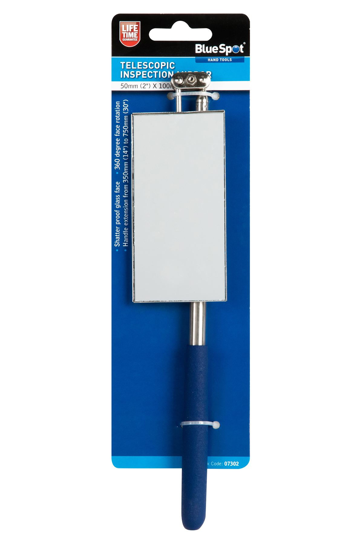 Blue Spot Tools - 50毫米 (2吋) X 100毫米 (4吋) 伸縮檢查鏡