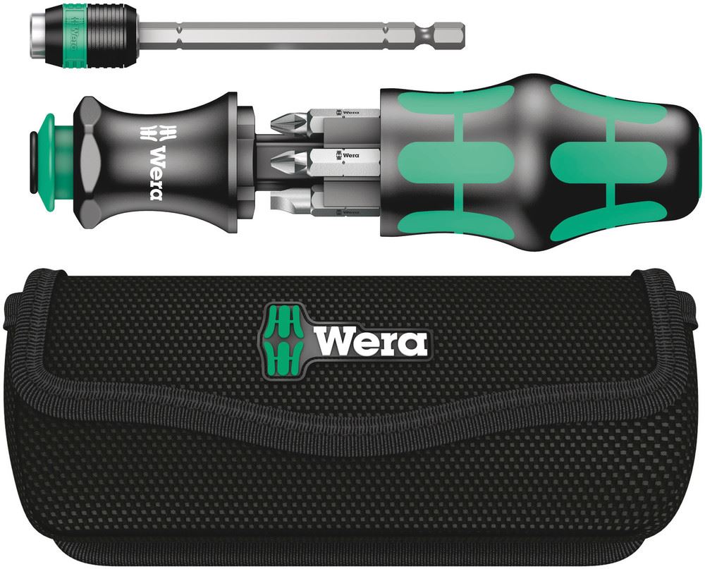 Wera Kraftform Kompakt 20 7-Piece Screwdriver Set with Pouch