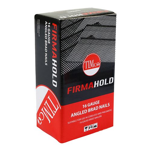 Timco FirmaHold Collated Brad Nails 16g x 38mm, A2 Stainless Steel (2000 Pack)