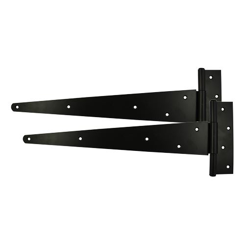 Timco Strong Tee Hinges, Black, 16-inch (400mm)