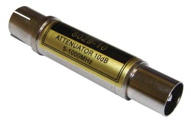 SAC IEC Attenuator, 10dB, 75Ω, 5-2400MHz