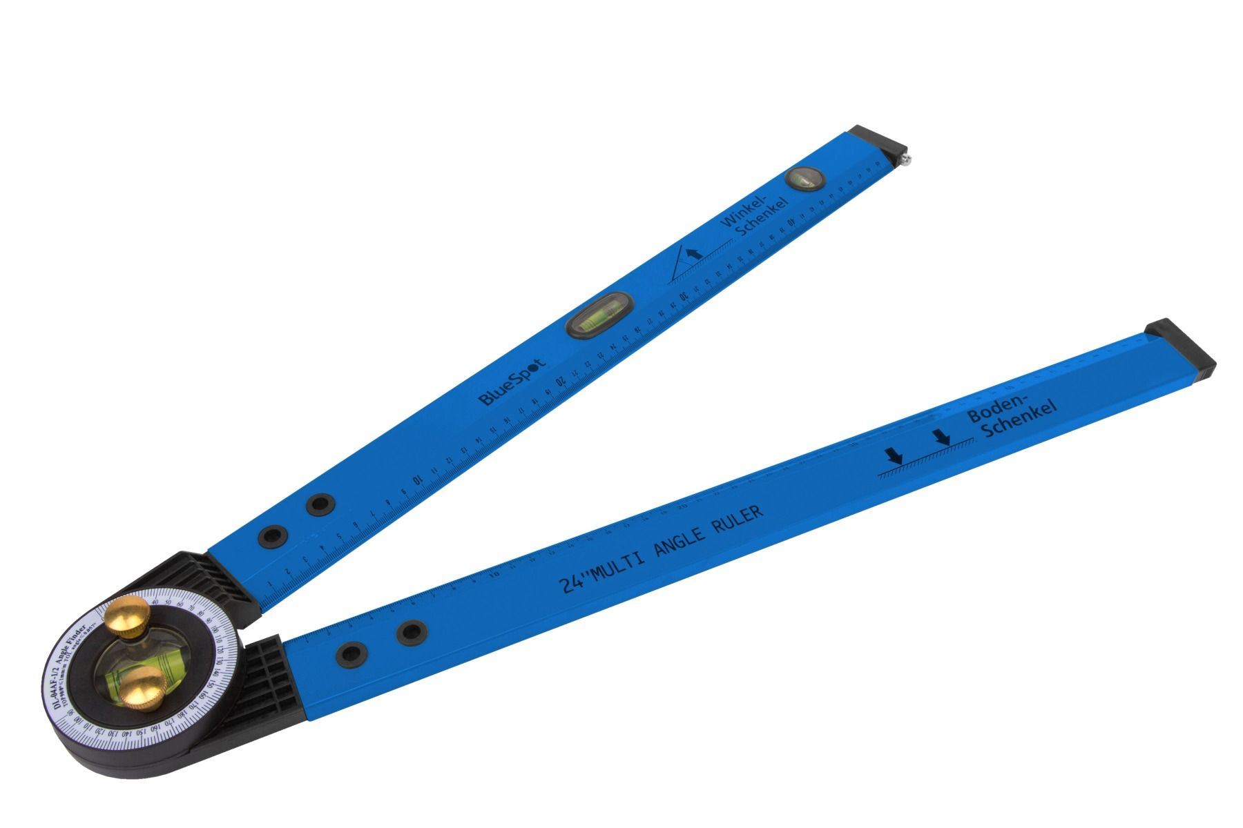 Blue Spot 600mm Multi-Angle Ruler with Spirit Levels
