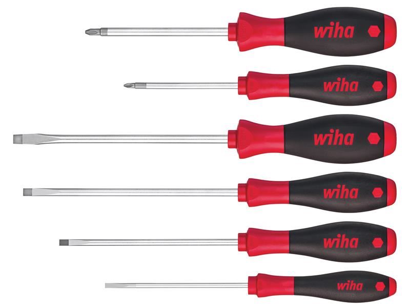 Wiha SoftFinish SL/PZ Screwdriver Set, 6-Piece