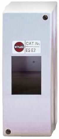 Wylex 2 Module IP40 Plastic Enclosure, 153mm x 60mm