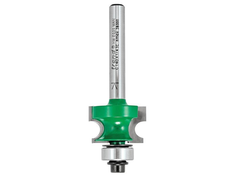 Trend C140 1/4in TCT Bearing Guided Corner Bead, 3.2mm Radius