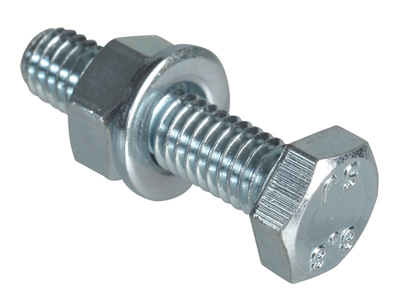 ForgeFix Lange Bout M6 x 25mm, Gegalvaniseerd, Set van 12