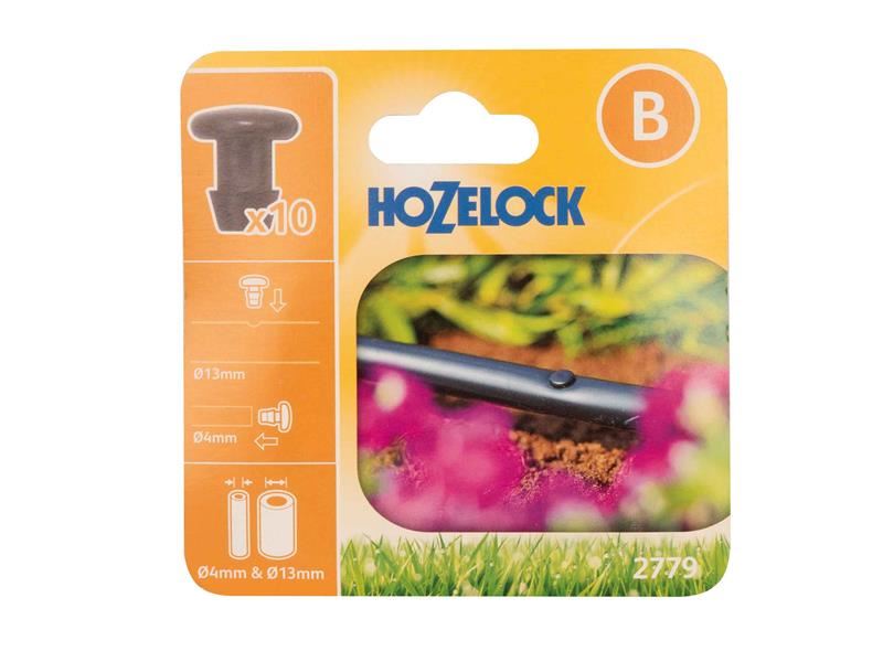 Hozelock 2779 Blanking Plug, UV-Stable, Pack of 10