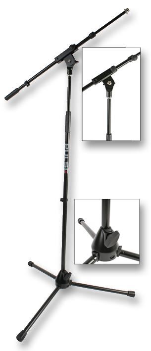 PULSE Microphone Stand with Adjustable Boom Arm