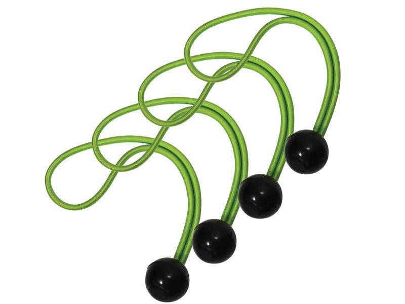 Master Lock Bungee Balls, 4-Piece, 20cm, Green