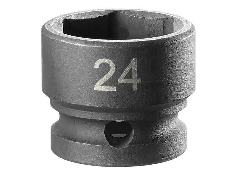Facom Casquete de Impacto Corto 6 Puntos 1/2'' 24mm