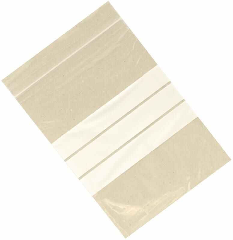 Sacs avec fermeture coulissante et surface pour écrire RARAION, 100mm x 140mm, 