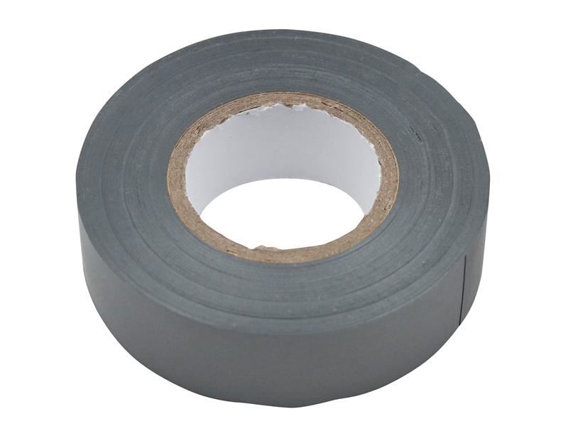 Faithfull Nastro Elettrico PVC, Grigio, 19mm x 20m